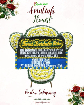 Papan Bunga Duka di Padang Guci Hilir